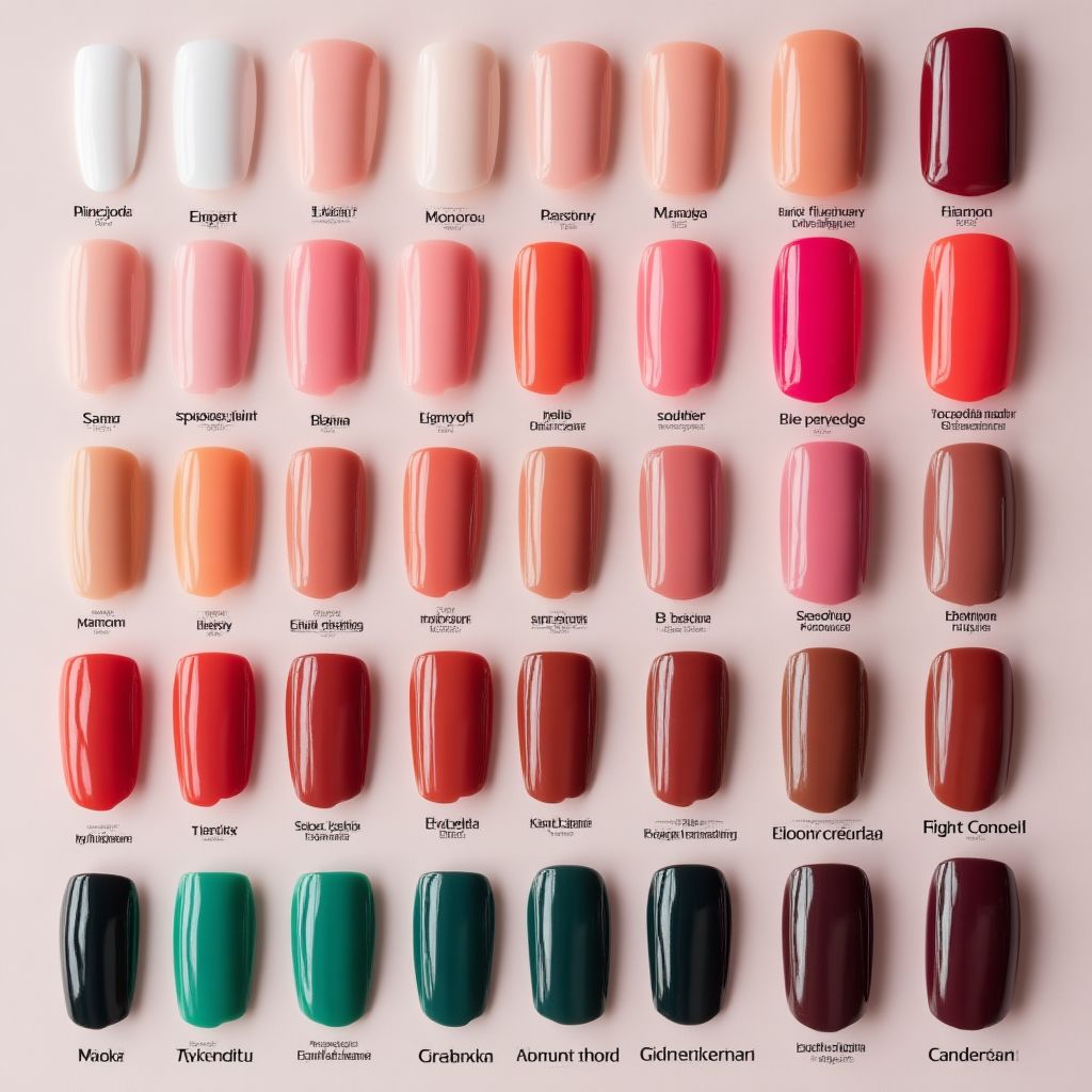 Palette de couleurs saisonnière